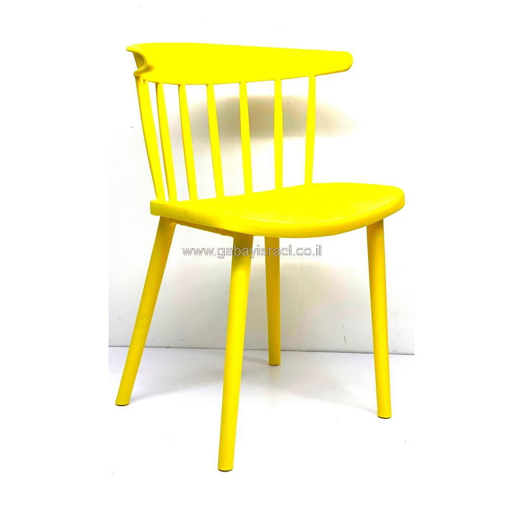  כסא אורח דגם קלאסיק פלסטיק  צהוב או שחור